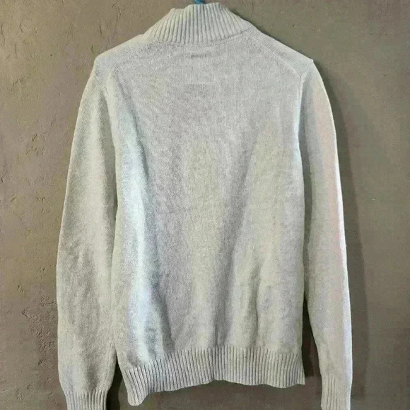 St. John's Bay half zip sweater cream men's size small - Picture 4 of 4